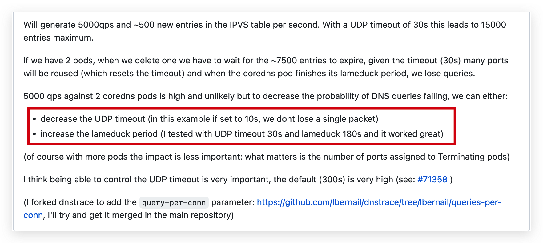 IPVS下CoreDNS滚动更新造成的解析失败问题优化